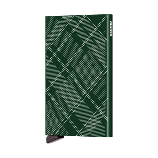 Secrid Cardprotector Laser Tartan Green