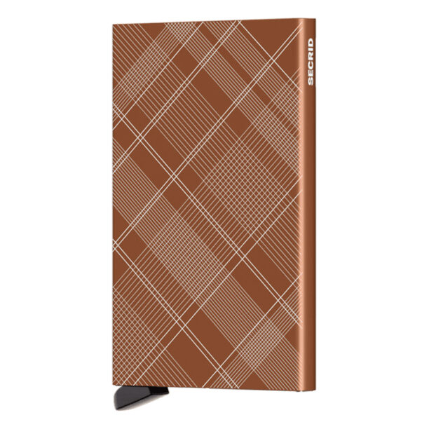 Secrid Cardprotector Laser Tartan Rust