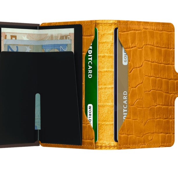 Secrid Miniwallet Cleo Ochre-Brown preţ