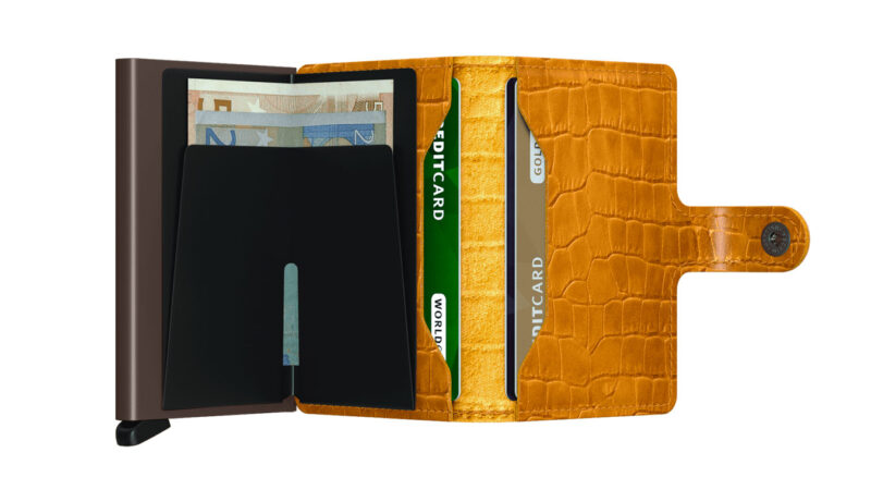 Secrid Miniwallet Cleo Ochre-Brown preţ