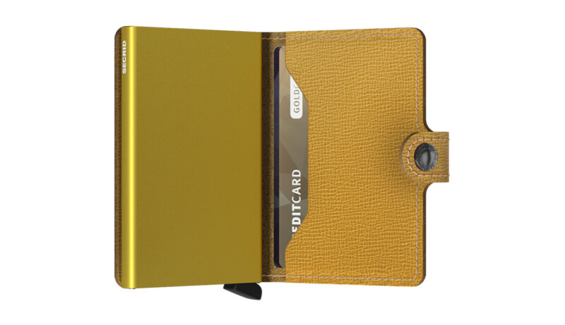 Preţ Secrid Miniwallet Crisple Ochre