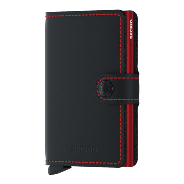 Secrid Miniwallet Matte Black & Red