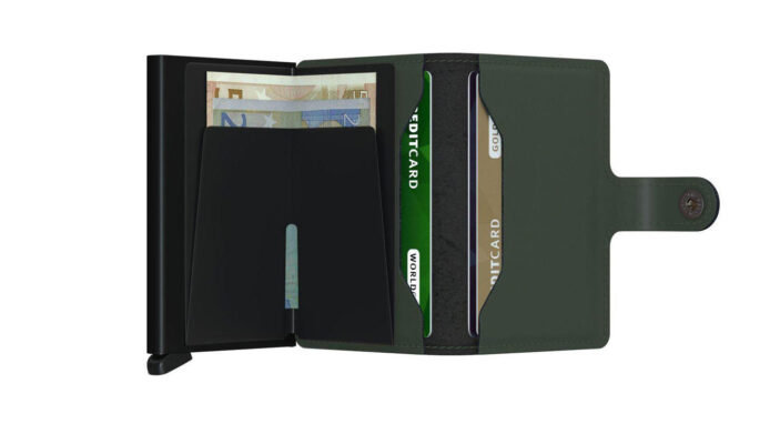 Cumpăra Secrid Miniwallet Matte Green-Black