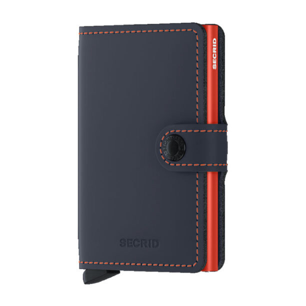 Secrid Miniwallet Matte Nightblue & Orange