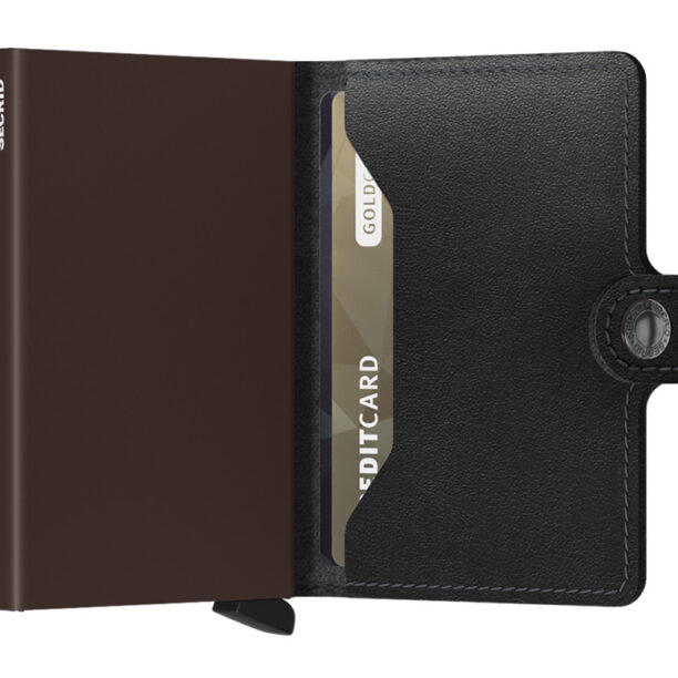 Cumpăra Secrid Miniwallet Original Black & Brown