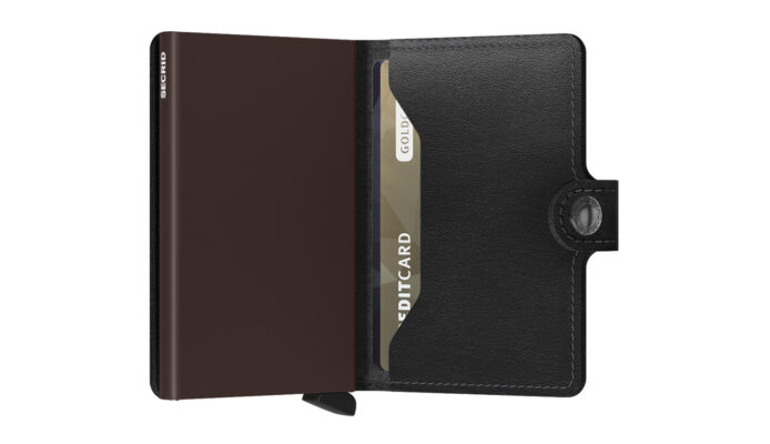 Cumpăra Secrid Miniwallet Original Black & Brown