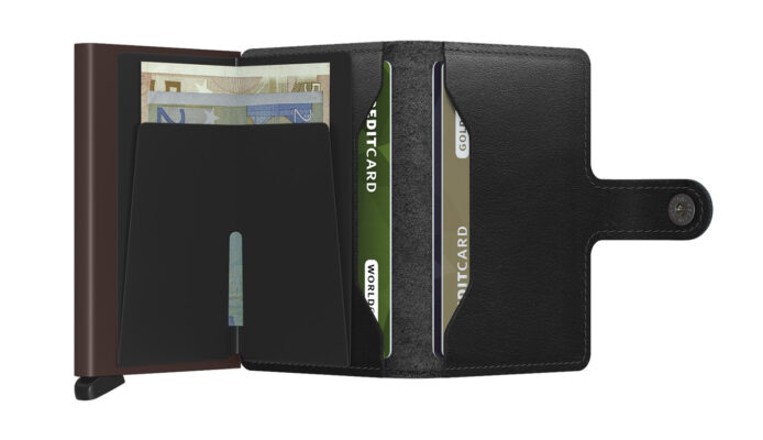 Preţ Secrid Miniwallet Original Black & Brown