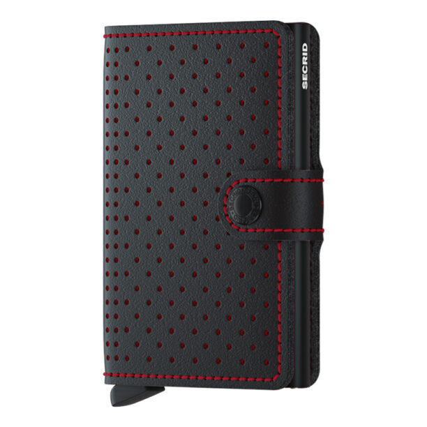 Secrid Miniwallet Perforated Black Red