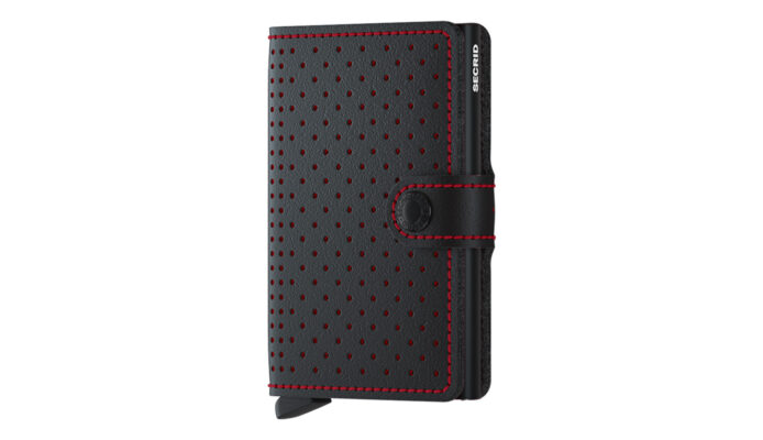 Secrid Miniwallet Perforated Black Red