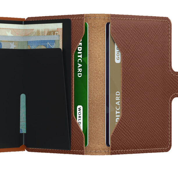 Secrid Miniwallet Safiano Caramel preţ