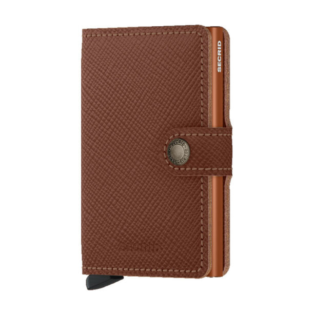 Secrid Miniwallet Safiano Caramel