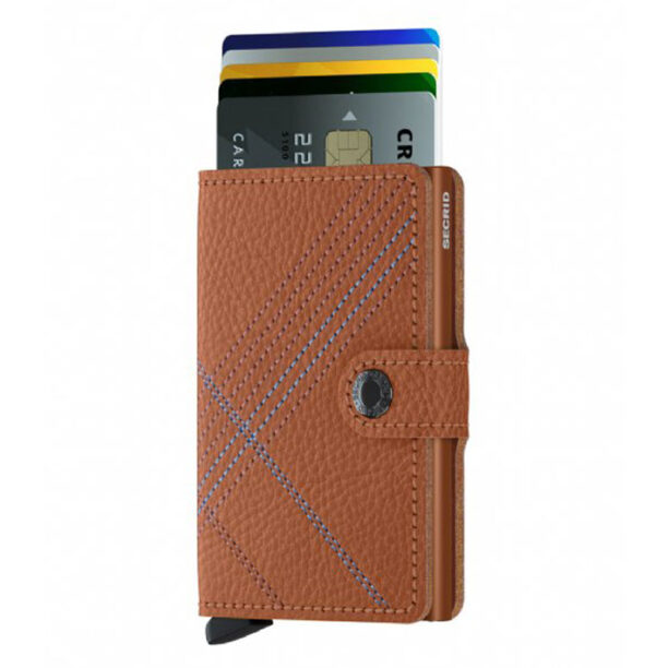 Secrid Miniwallet Stitch Linea Caramello