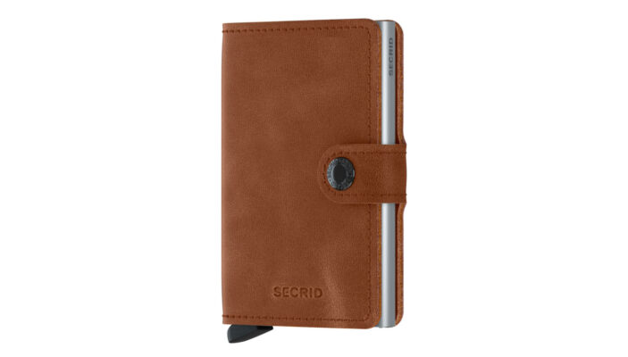 Secrid Miniwallet Vintage Cognac-Silver