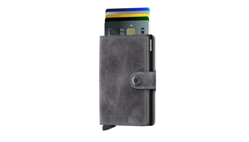 Secrid Miniwallet Vintage Grey Black