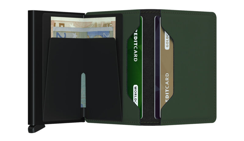 Secrid Slimwallet Matte Green & Black preţ