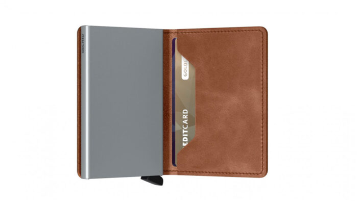 Secrid Slimwallet Vintage Cognac-Silver preţ