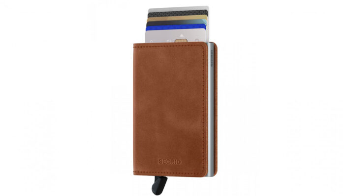 Secrid Slimwallet Vintage Cognac-Silver