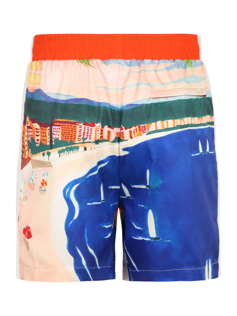 Sergio Tacchini Pantaloni 'CIUDAD'  bleumarin / verde deschis / roz / roșu orange