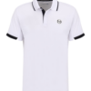 Sergio Tacchini Tricou funcțional  negru / alb