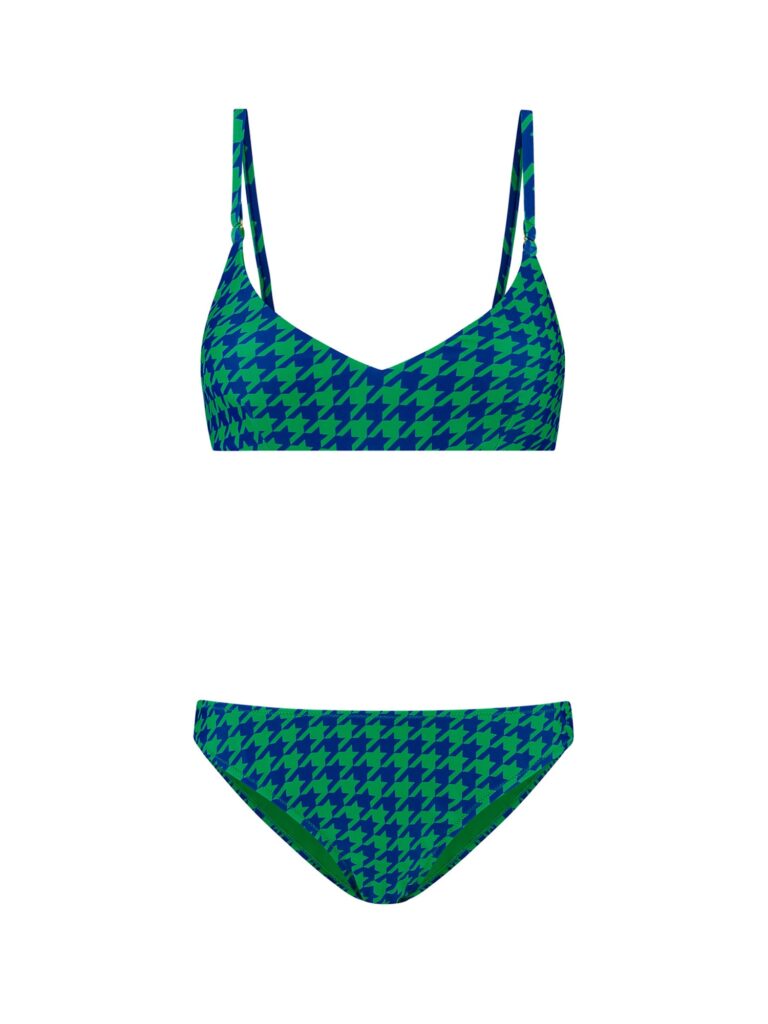 Shiwi Costum de baie două piese 'LOU - SCOOP'  bleumarin / verde pin