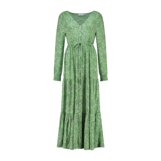 Shiwi Rochie 'Azores'  verde / negru / alb