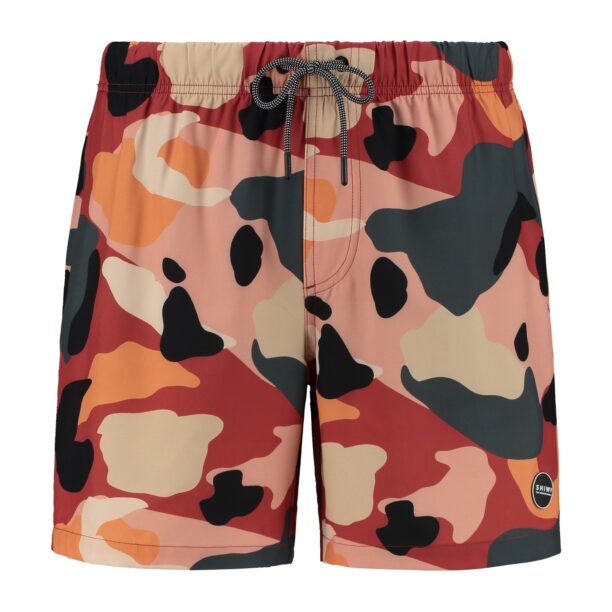 Shiwi Șorturi de baie 'neo camo 4-way stretch'  maro ruginiu / mai multe culori