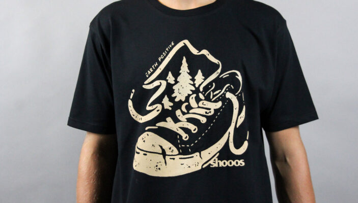 Cumpăra Shooos Earth positive Black T-Shirt Limited Edition