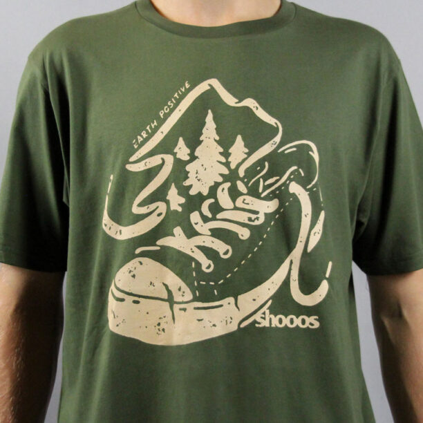 Shooos Earth positive Olive T-Shirt Limited Edition preţ