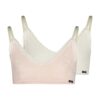 Skiny Sutien  roz pastel / alb lână