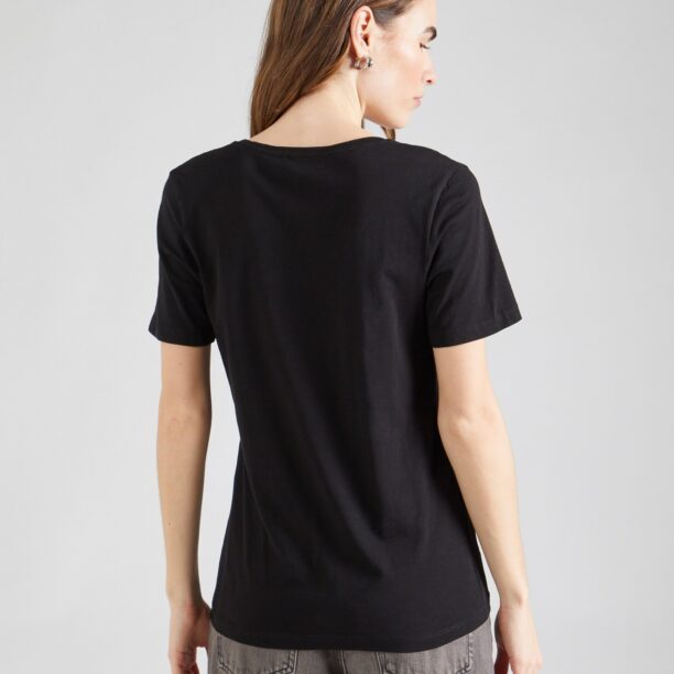 Soccx Tricou 'HAP:PY'  negru / alb preţ