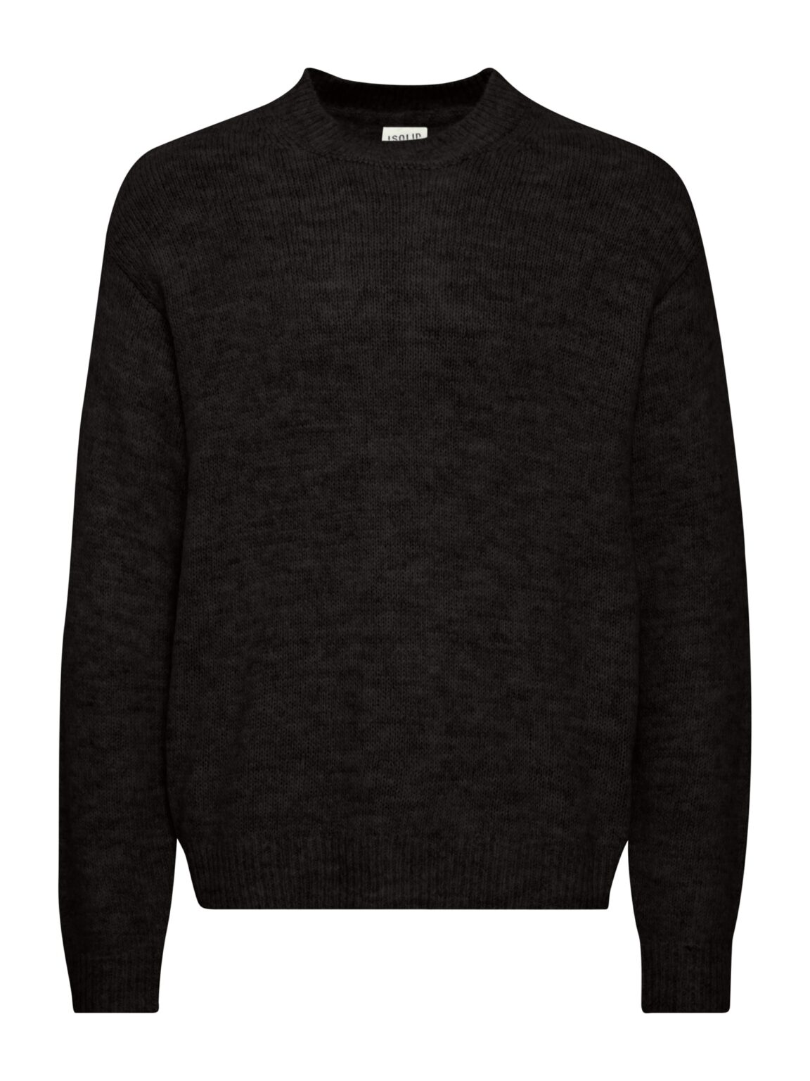 !Solid Pulover 'Hamdani'  negru