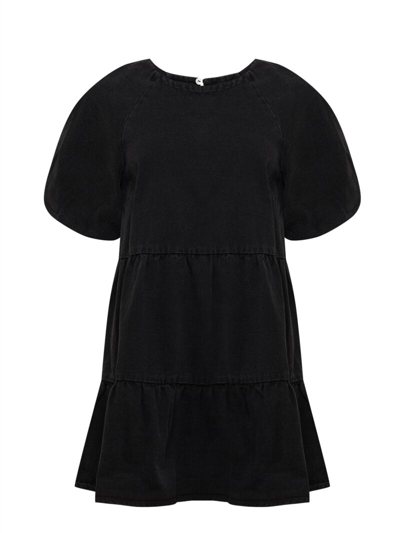 St MRLO Rochie 'RAISE'  negru