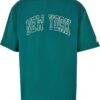 Starter Black Label Tricou 'New York'  verde închis / alb