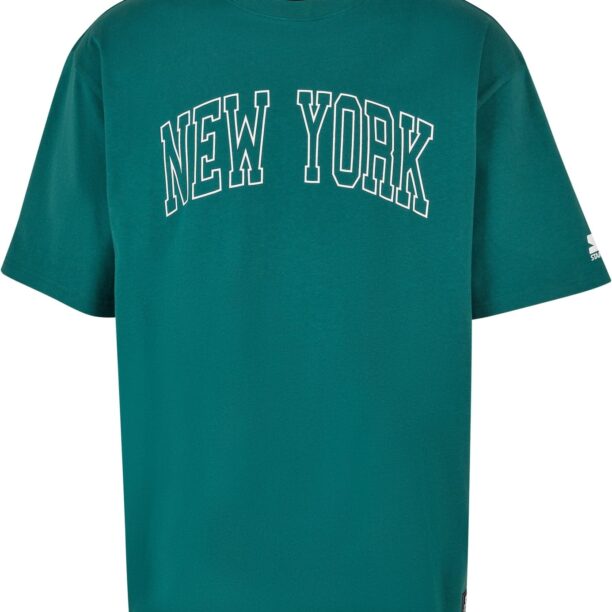 Starter Black Label Tricou 'New York'  verde închis / alb