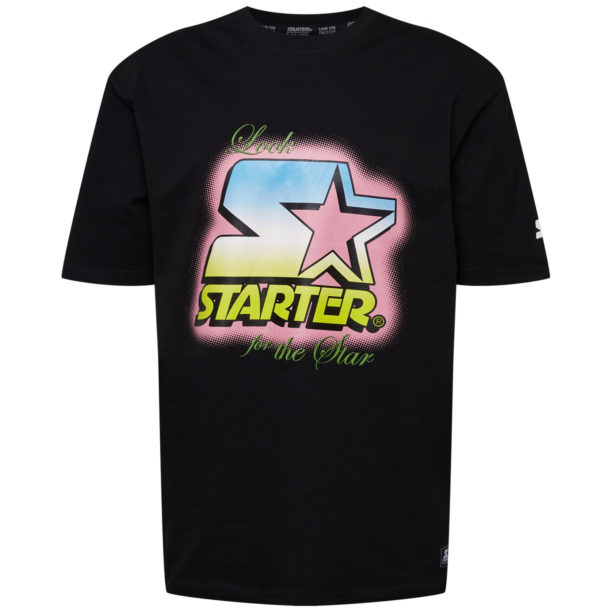 Starter Black Label Tricou  albastru deschis / galben / roz / negru