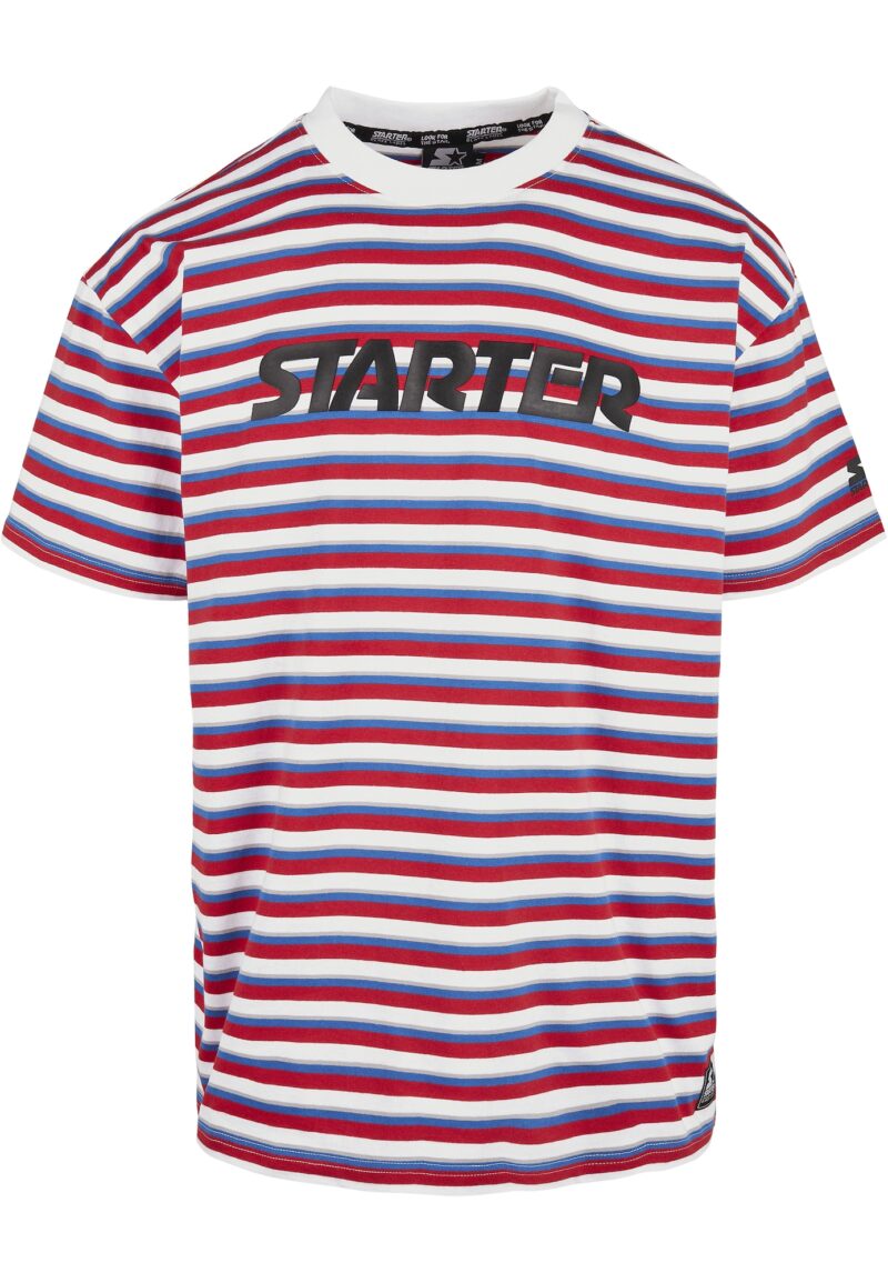 Starter Black Label Tricou  albastru / gri deschis / roșu / negru / alb