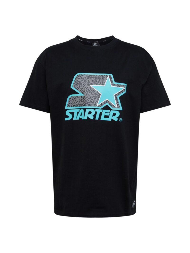 Starter Black Label Tricou  turcoaz / gri / negru