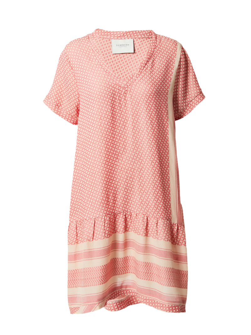 Summery Copenhagen Rochie  bej / roz pal