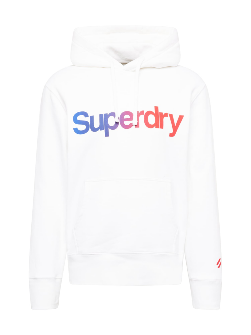 Superdry Bluză de molton  albastru / lila / roșu / alb