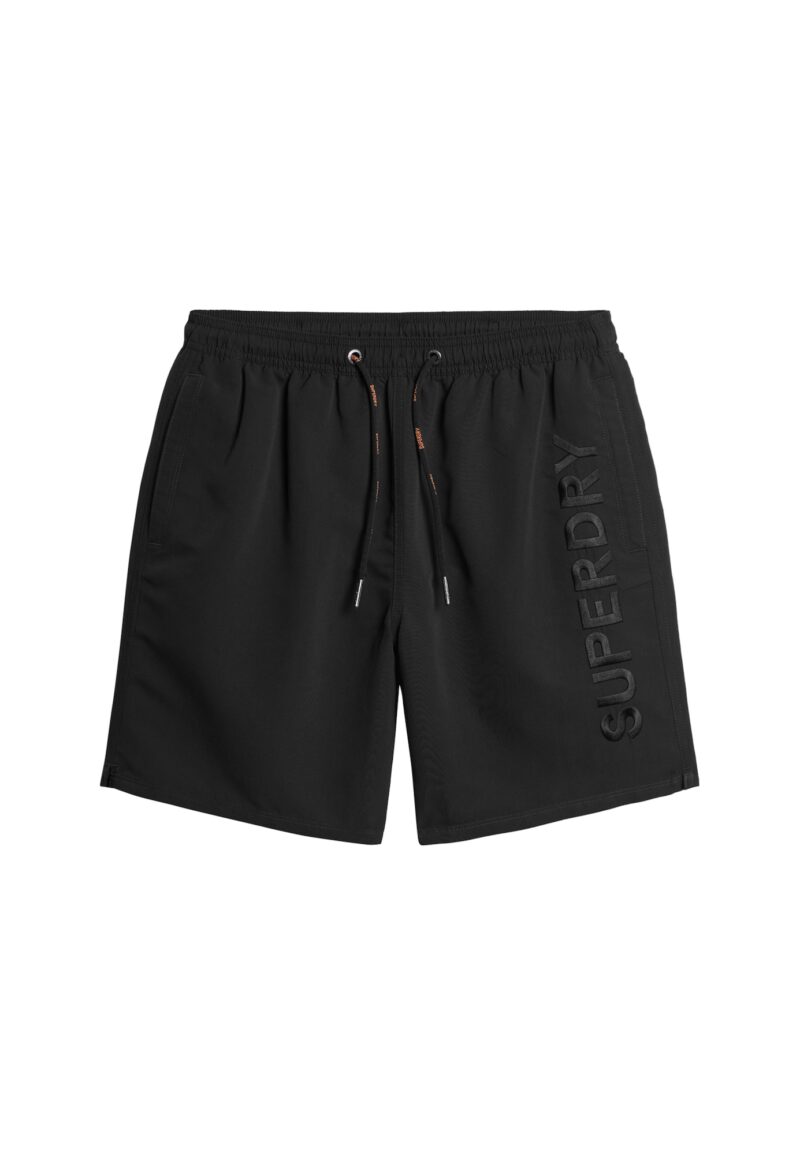 Superdry Șorturi de baie  negru