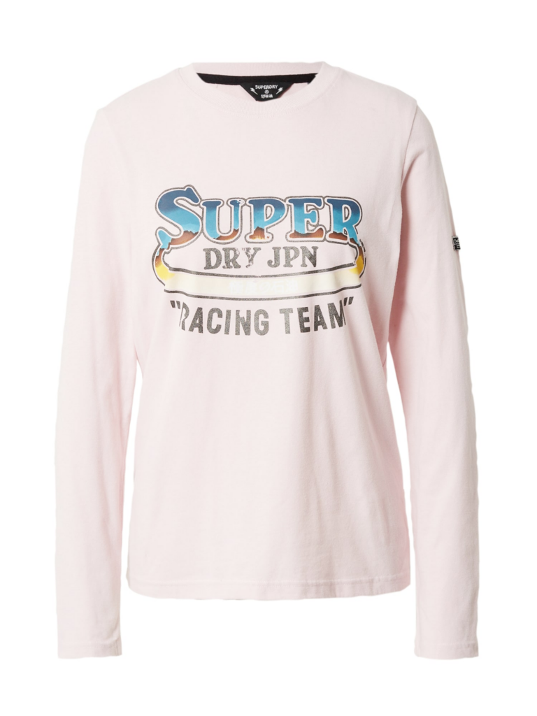 Superdry Tricou 'Boho'  bleumarin / azuriu / maro / rosé