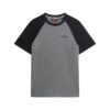 Superdry Tricou 'Essential'  gri amestecat / negru