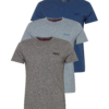 Superdry Tricou  albastru marin / albastru amestec / gri amestecat