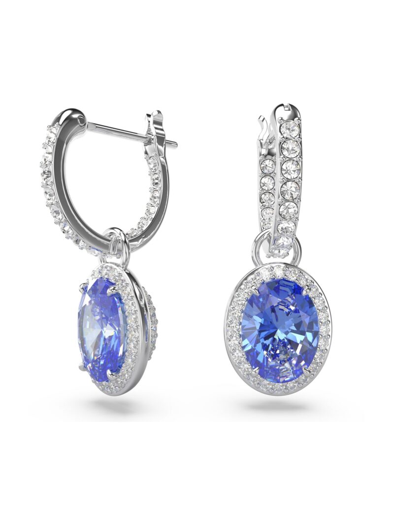 Swarovski Cercei 'Una drop earrings'  albastru / argintiu / transparent