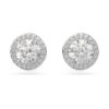 Swarovski Cercei 'Una stud earrings'  argintiu