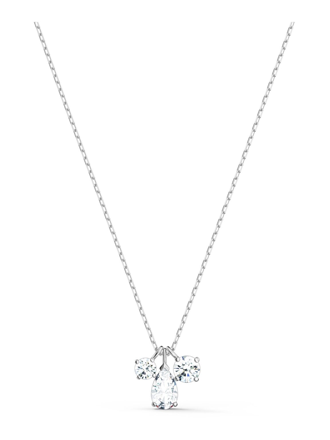 Swarovski Lanțuri 'Attract Cluster'  argintiu