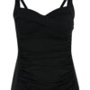 Swim by Zizzi Tankini top 'Basic'  negru