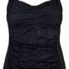 Swim by Zizzi Tankini top 'SBASIC'  negru