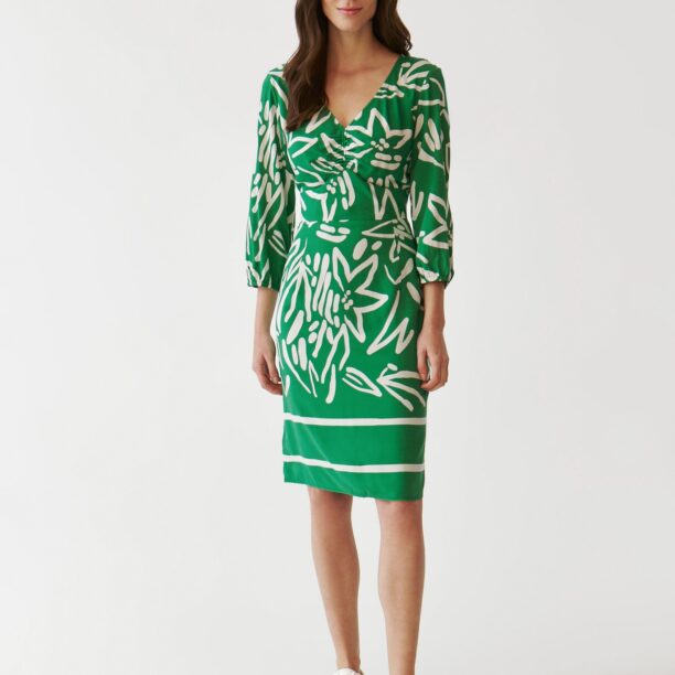 Original TATUUM Rochie  verde / alb