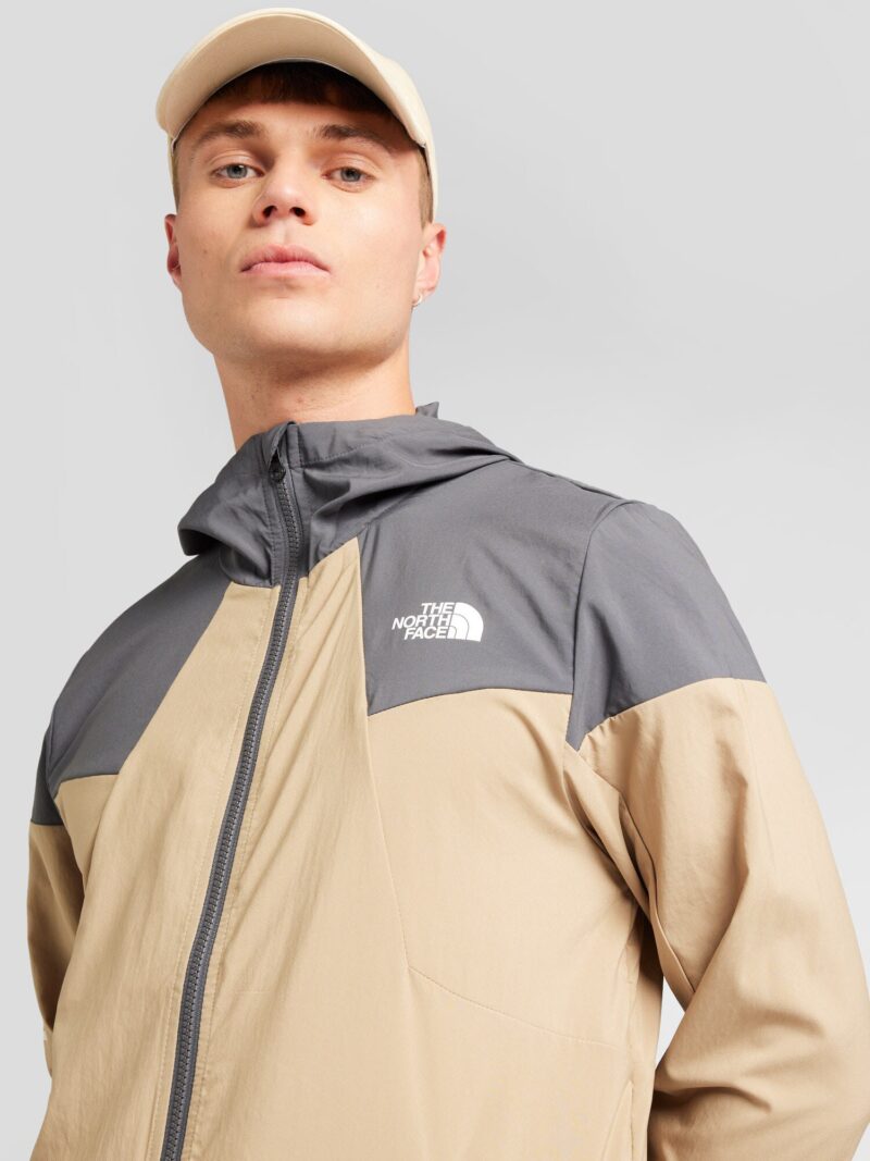 THE NORTH FACE Geacă outdoor  maro cappuccino / gri metalic / alb preţ